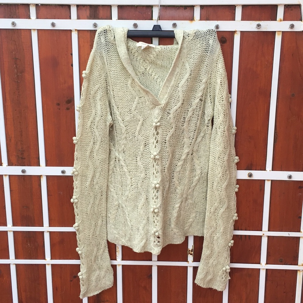 Anthropology sleeping on snow sweater